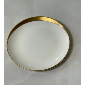 Pickard China Jubilee Bread and Butter Plate Hand Decorated Crescent White 6 1/4